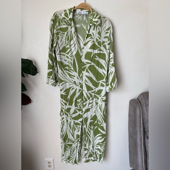 Zara summer kaftan no belt included - Picture 2 of 4